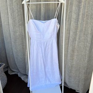 Reformation linen dress white size 8